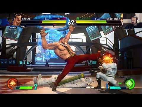 Marvel vs. Capcom Launch MP pt15 - vs. Nemesis/Ghost Rider