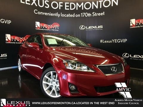 Used 2012 Red Lexus IS 250 Auto AWD Touring Edition In Depth Review | Red Deer Alberta