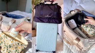Travel Bag Packing Organizing TikTok Compilation