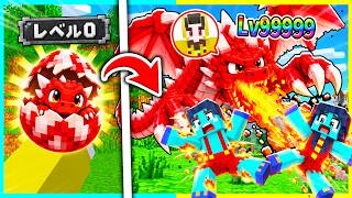 1キルごとに進化するドラゴンのフリしてイタズラしてみたww【まいくら / マインクラフト】