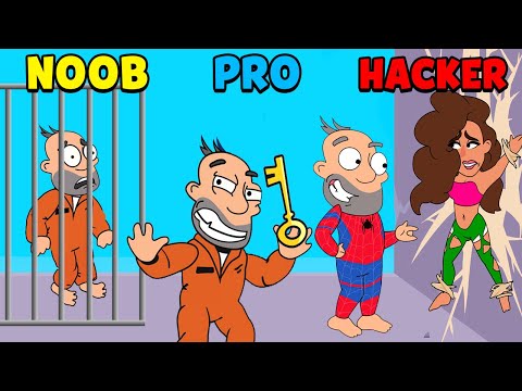 NOOB vs PRO vs HACKER - Save the Bro - YouTube