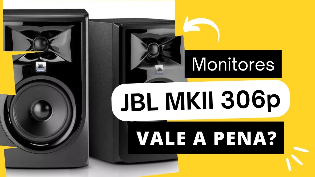Miniatura da avaliação em vídeo de Monitor de Referência JBL 308P MkII 8 Pol Ativo Bivolt Preto