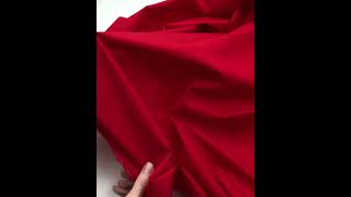 22141 Поплин цвет Красный 110 гр/м2, 144 см на YouTube