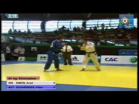 World Cup Rome 2012: -81kg Peter Scharinger (AUT) - Arad Simon (ISR)