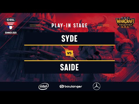 ECNFR Summer 2020 WarCraft 3 - Jour 6 - Syde vs Saide