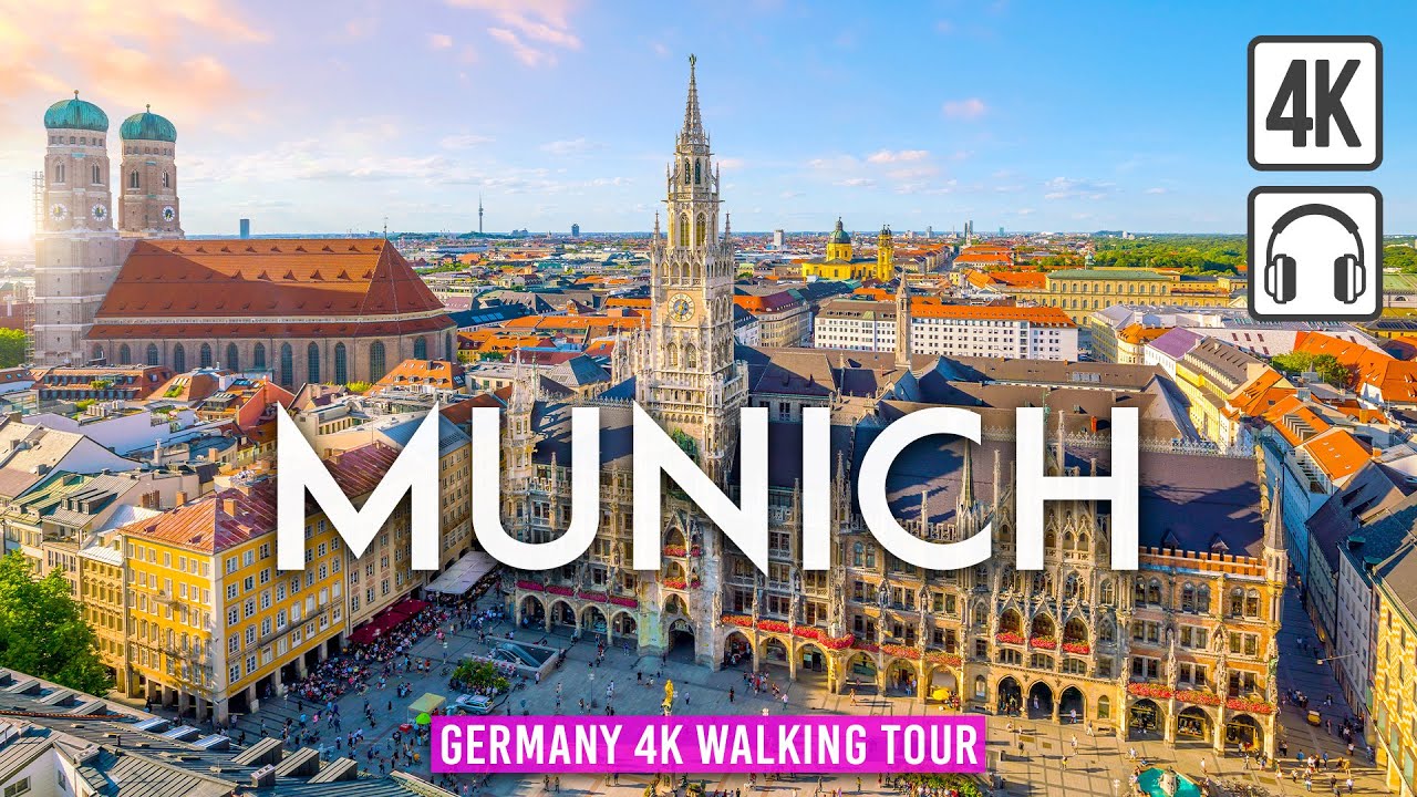 Immersive street-level walking tour through Munich, Germany, showcasing authentic urban landscapes, local architecture, and the vibrant atmosphere of the city's neighborhoods