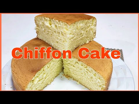 BEST BASIC CHIFFON CAKE RECIPE | SOFT AND FLUFFY CHIFFON CAKE!