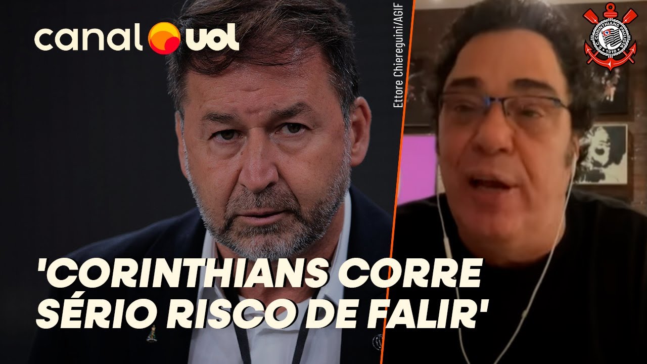'O CORINTHIANS CORRE UM SÉRIO RISCO DE FALIR', DETONA CASAGRANDE