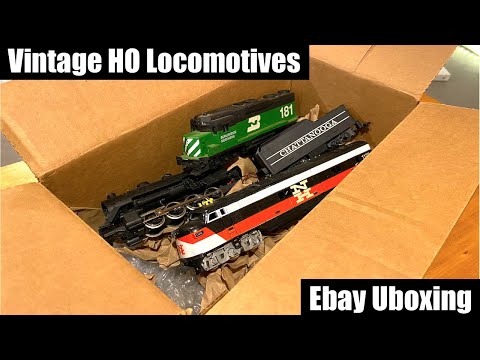 Ebay Vintage HO Locomotives Unboxing & Haul