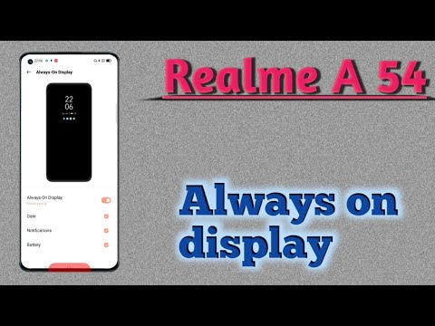 Oppo A 54 how to setup 👉 Always on display