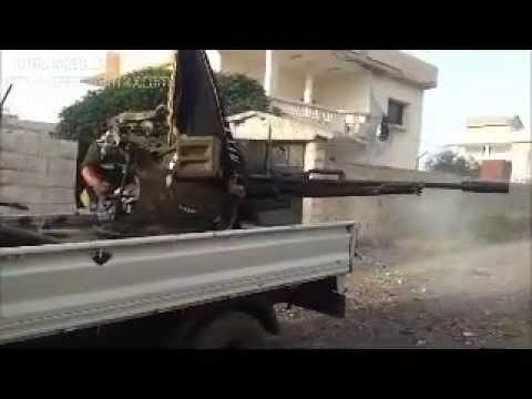 استهداف اللواء 52 برشاش 23 من قبل كتيبة شهداء كحيل في الحراك في ريف درعا