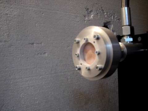 Hybrid Rocket Motor sprayer N2O test