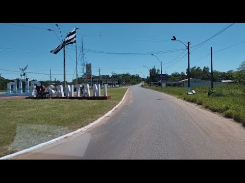 Ruta 3 Paraguay llegando a San Estanislao más conocido como santani