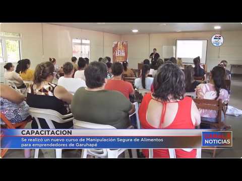 Garuhapé: con una amplia convocatoria se llevó adelante el Curso de Manipulación Segura de Alimentos