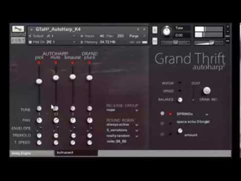 Free Download GrandThrift autoHarp² KONTAKT