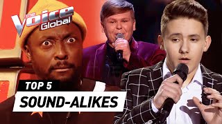 MIND-BLOWING SOUND-ALIKES in The Voice Kids