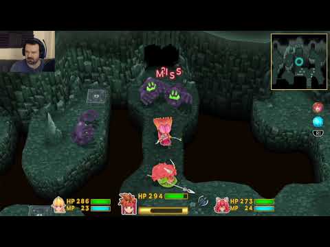 Secret of Mana (2018) playthrough pt54 - Tricky Palace of Darkness; One BIG Slime!