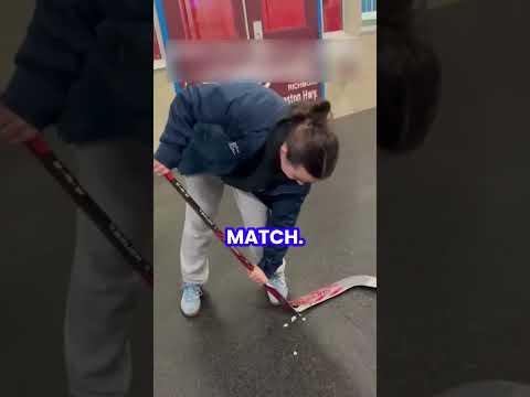 😨 Pourquoi ils cassent leurs crosses d'hockey avant de jouer ?