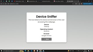 Device Sniffer Using PHP with Source Code