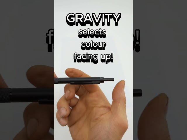 Vídeo relacionado con Bolígrafo multifunción 4 en 1 recargable y retráctil + lápiz mecánico 0,5 mm, punta fina, barril metálico rojo, tintas negras/rojas/azules, multicolor con caja regalo metálica
