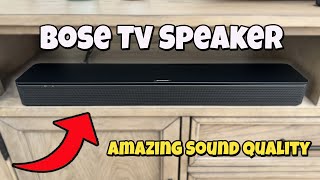 Video thumbnail for Bose TV Speaker Soundbar Review by Bergs Review