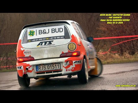 JACEK GAJDA / KRZYSZTOF SAJDAK - FIAT SEICENTO - Super Sprint BARBÓRKA BIECKA Biecz 15-12-2024