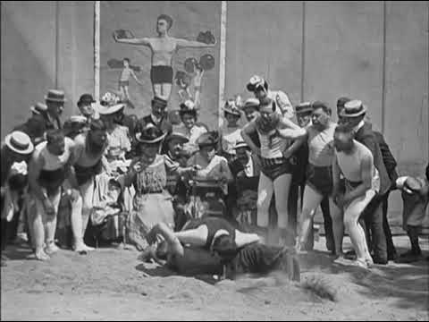 La Femme du lutteur (1906) The Wrestler's Wife (Pathé)