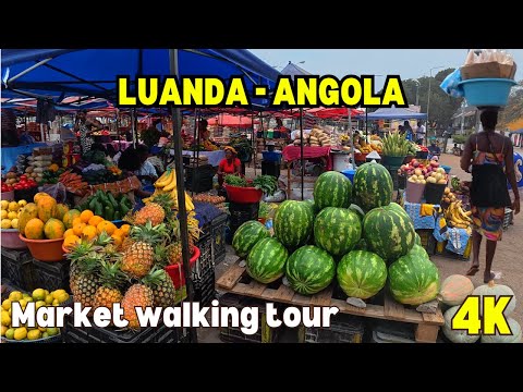 Walking Around Luanda’s Local Markets | Real Life in Angola #luanda #angola #africa #luandaangola