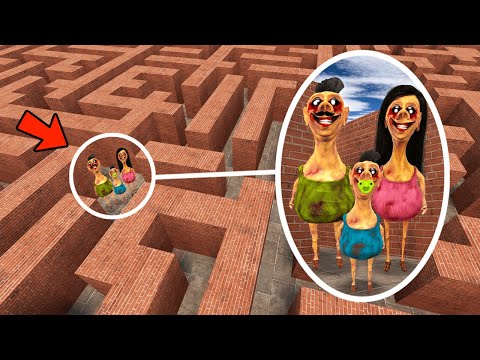 HAMOOD HABIBI.EXE FAMILY IN MAZE In Garry's Mod