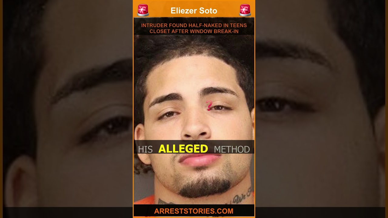 INTRUDER FOUND HALF-NAKED IN TEENS CLOSET AFTER WINDOW BREAK-IN