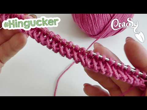 Super - cooler elastischer Netz - Maschenanschlag Ttwisty bumby Cast on