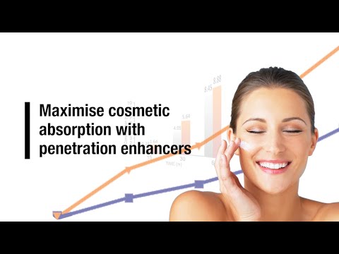 Maximise cosmetic absorption with penetration enhancers