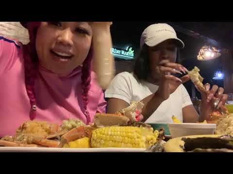 Crab Legs, Oysters, Steak and Fried Tilapia Mukbang