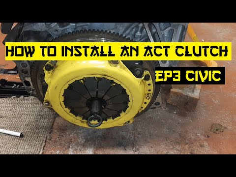 How to install a Clutch and Flywheel Honda Civic Type R EP3
