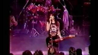 GIRLSCHOOL - ALL DAY ALL NIGHT + BACK FOR MORE (LONDON HIPPODROME 8/3/89 PART 1)