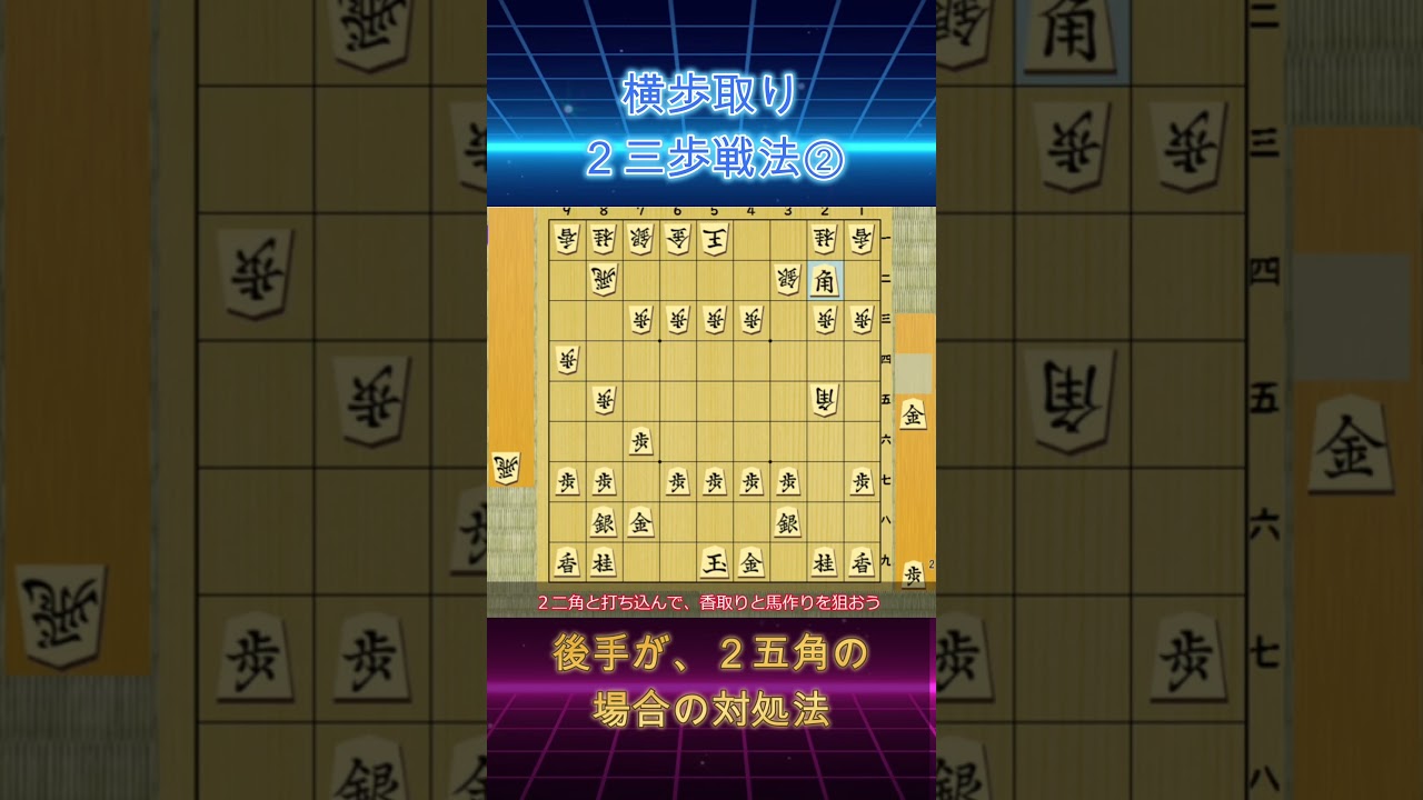【切り抜き】横歩取り（２三歩戦法）②