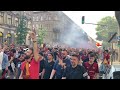 A.S. Roma fans marching | Europa League Final Budapest 2023