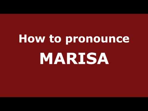 How to Pronounce MARISA in Spanish - PronounceNames.com