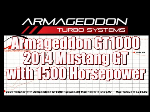 Armageddon GT1000: 2014 Mustang GT with 1500 Horsepower - Armageddon Twin Turbo System