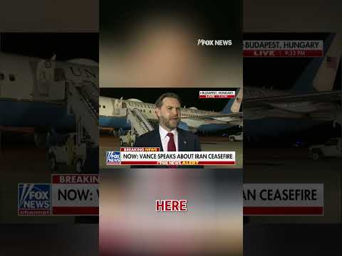 VP Vance: We think Iran wrote this with ChatGPT #foxnews #us #news #fox #iran #media