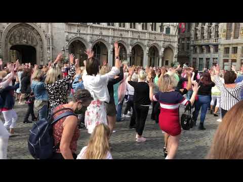 FLASH MOB BRUXELLES Jerusalema by Colin Ghys