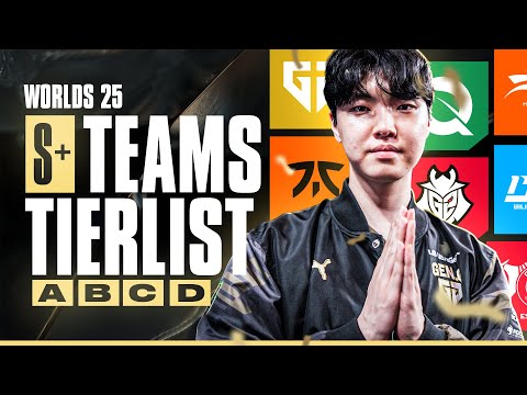 CAEDRELS WORLDS 2025 TEAM TIERLIST