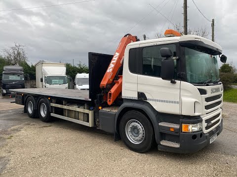 Scania P320 6x2 Crane Truck For Sale