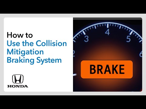 Part of a video titled How to Use the Collision Mitigation Braking System™ (CMBS™)