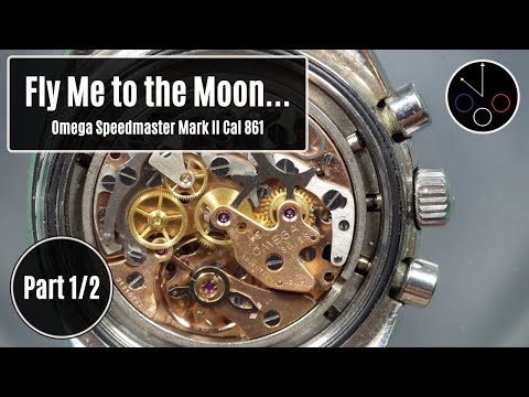 Omega Speedmaster Mark II Watch Restoration. Very Damaged !!!