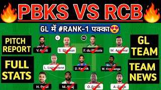 PBKS vs RCB Dream11 Prediction | PBKS vs RCB Dream11 Team | PBKS vs RCB 3rd Match