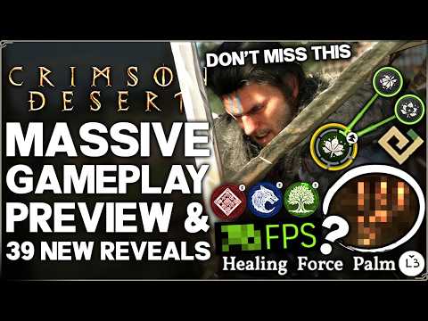 Crimson Desert Just Changed Forever - First 10 Hours Gameplay Preview & 39 New IMPORTANT Details!