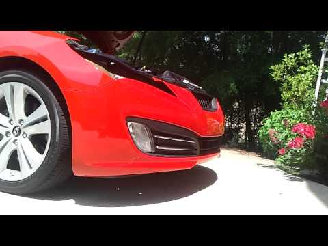 AEM cold air intake on genesis coupe 3.8