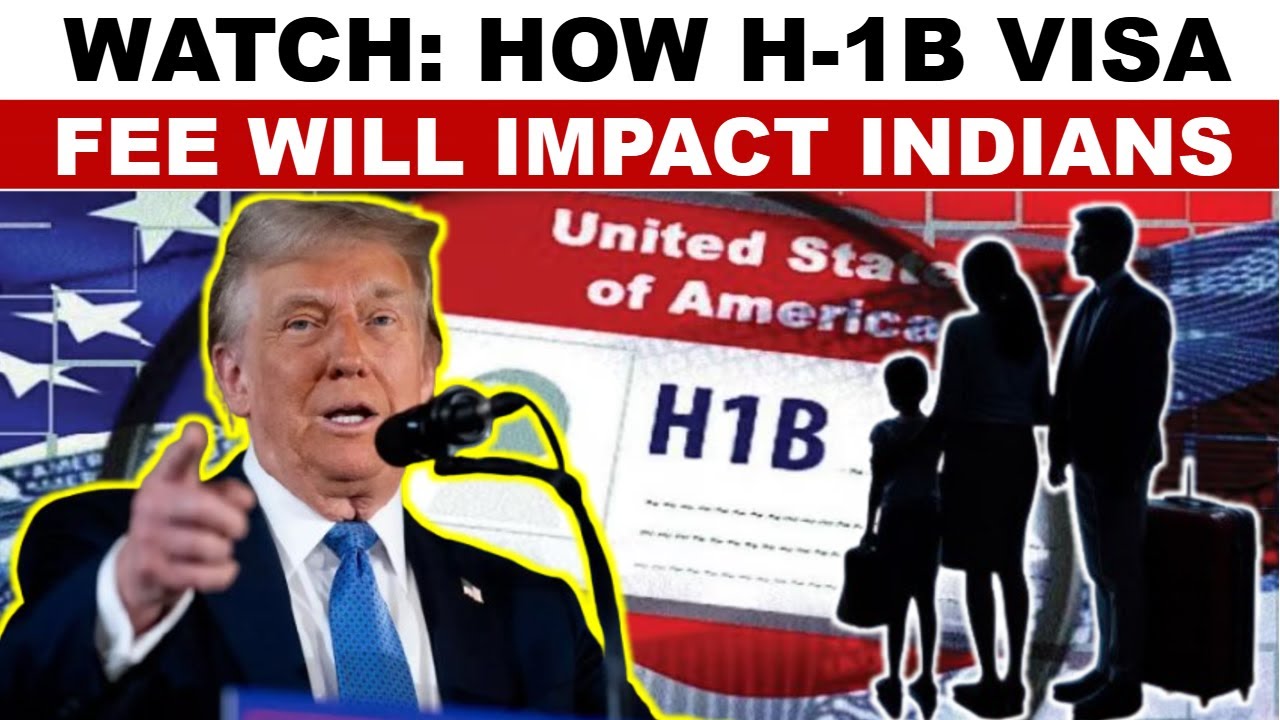 YouTube thumbnail for Do you support trump statement on H1B Visa ? $1 Lakh