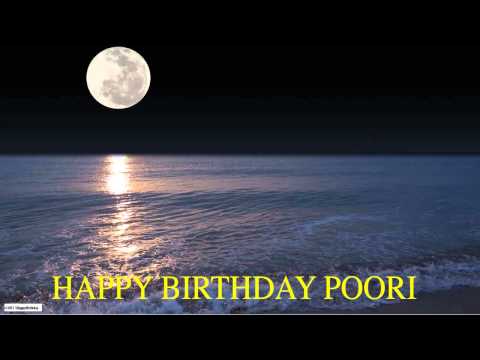 Poori  Moon La Luna - Happy Birthday